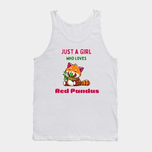 Panda Lover Shirt, Red Panda Tshirt Tank Top